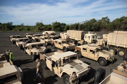 Soldiers draw equipment from APS Afloat for use in Salaknib 22