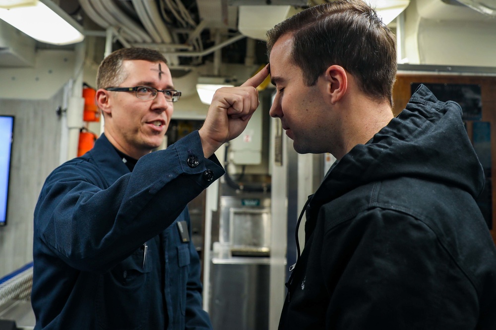 USS The Sullivans (DDG 68) – Ash Wednesday