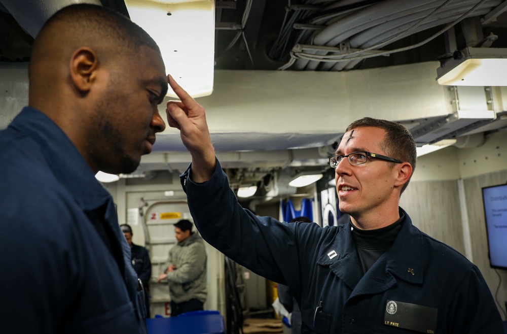 USS The Sullivans (DDG 68) – Ash Wednesday