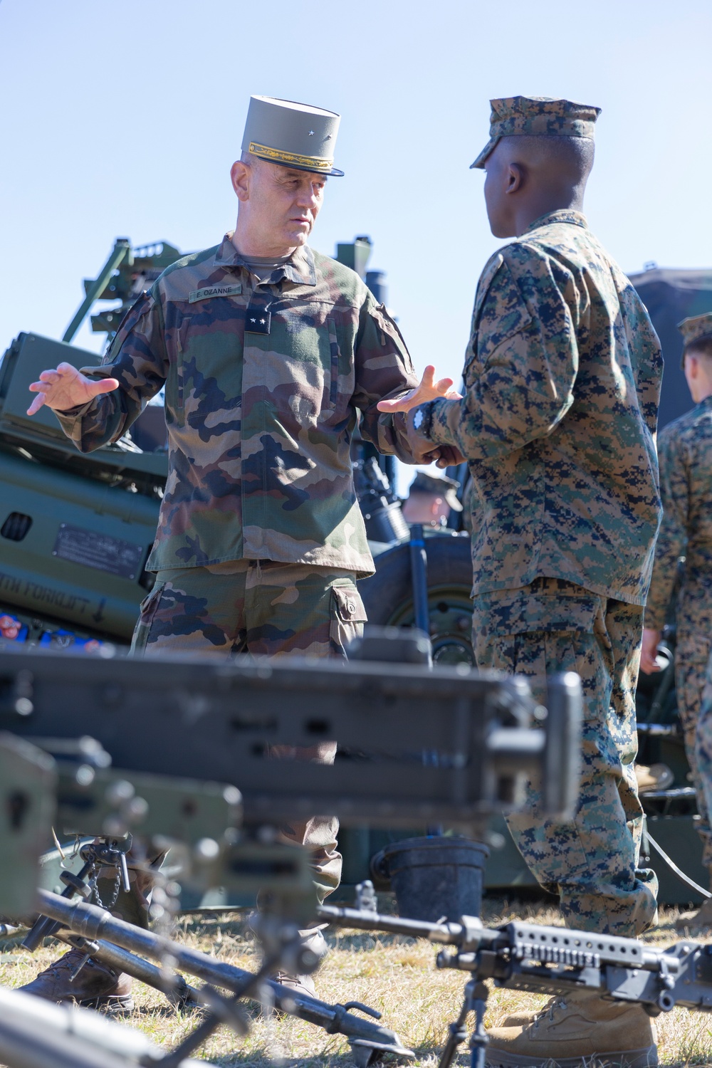 French Army Leaders Visit Camp Lejeune