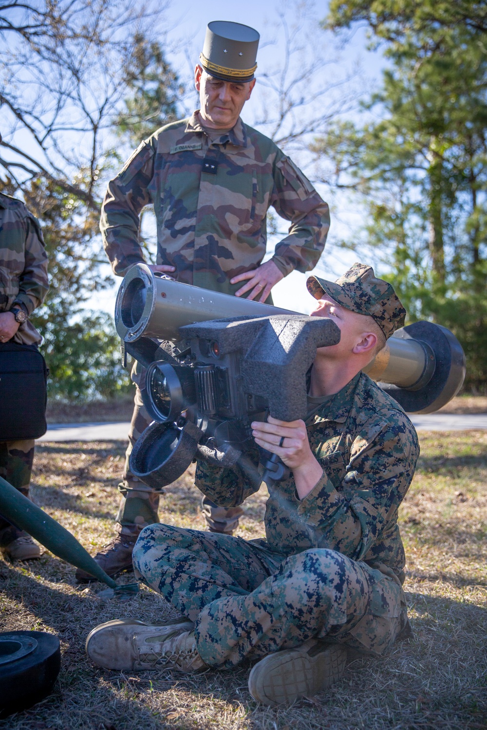 French Army Leaders Visit Camp Lejeune