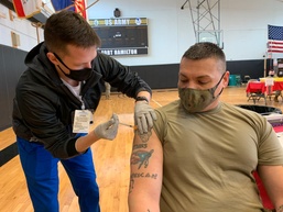 Fort Hamilton hosts COVID-19 vaccination booster clinic