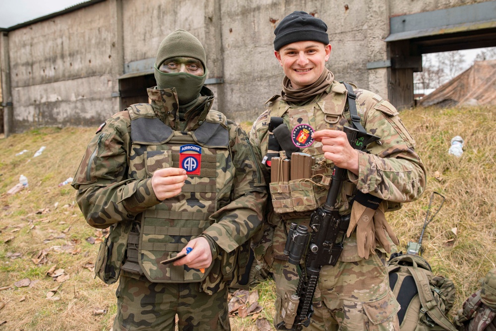 Paratroopers introduce Polish soldiers to U.S. weapon systems