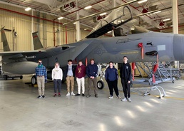 104th Fighter Wing Hosts Students from Granby Memorial High School