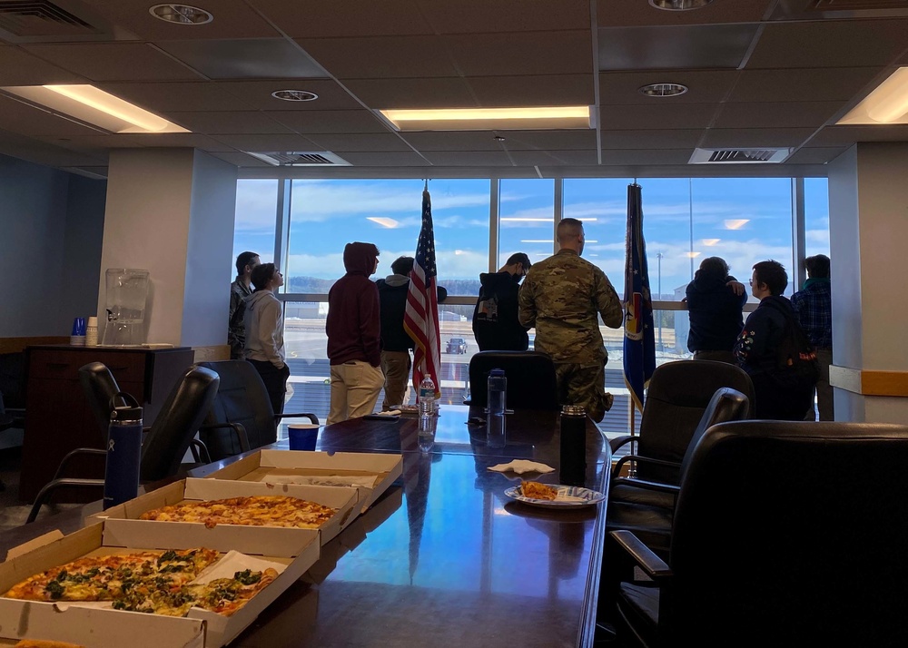 104th Fighter Wing Hosts Students from Granby Memorial High School