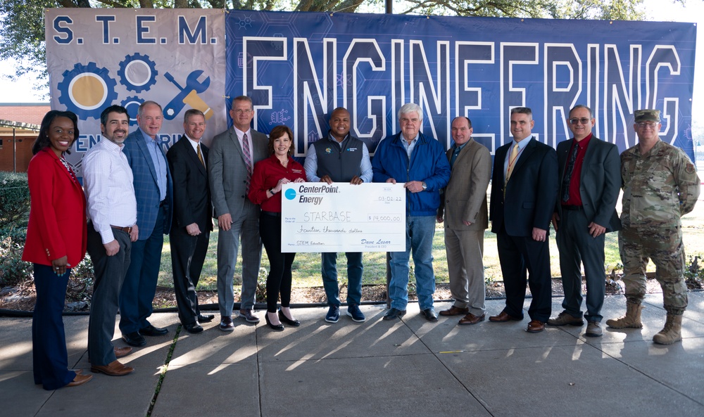 CenterPoint Energy donates to STARBASE 2.0 program