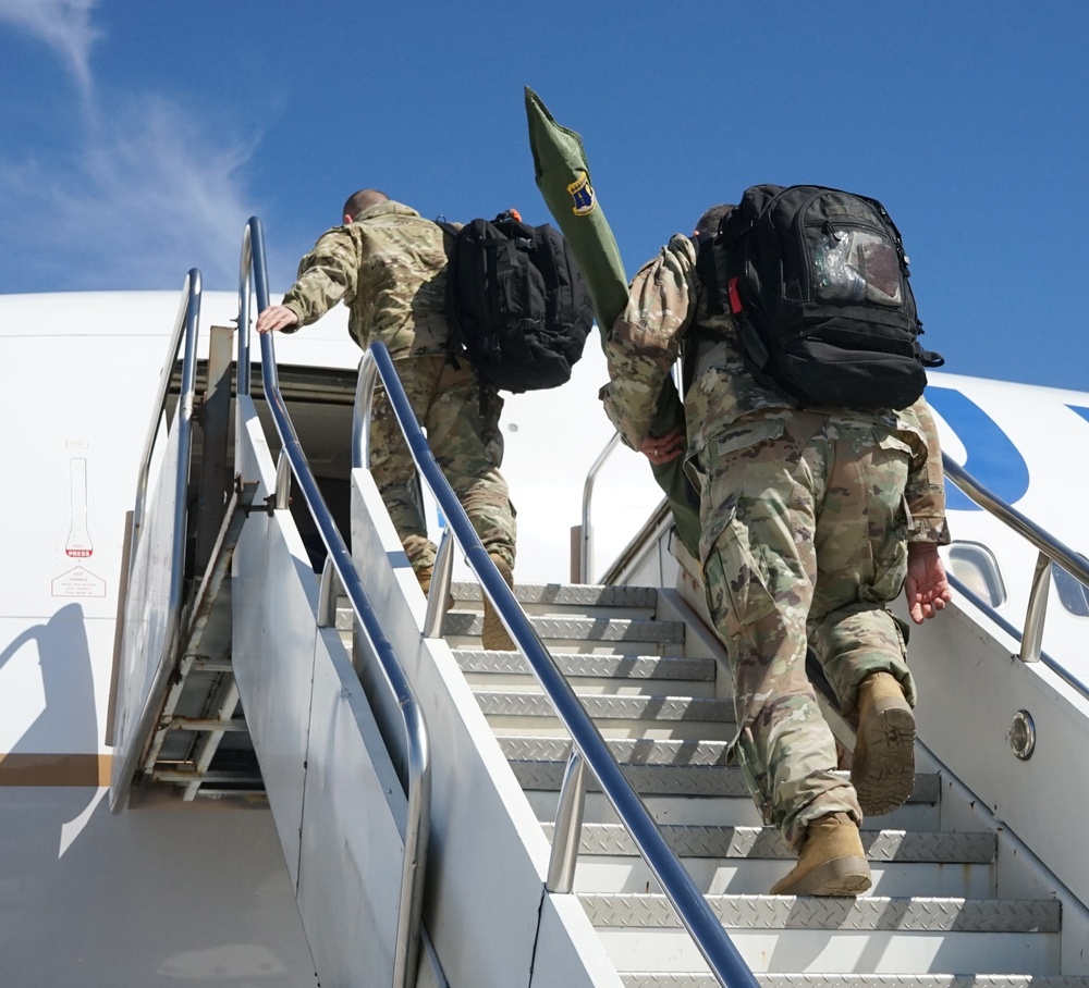 1-109th Infantry Soldiers depart for Middle East deployment