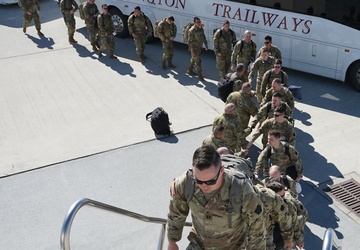 1-109th Infantry Soldiers leave for Middle East deployment