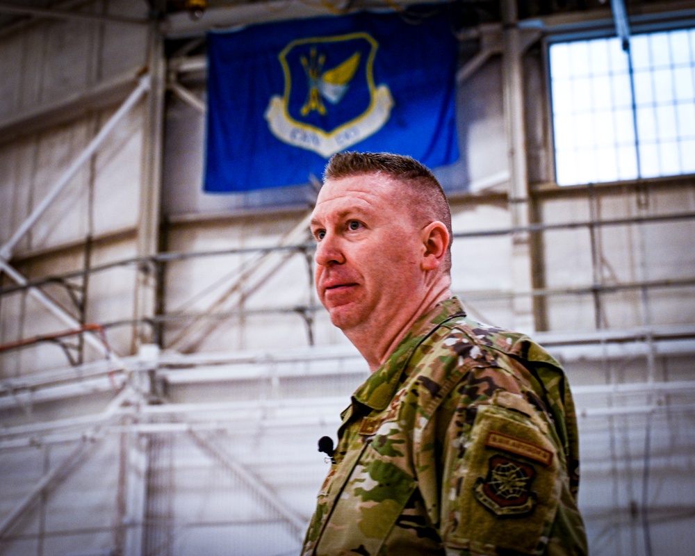 18th Air Force Command Chief visits McGuire