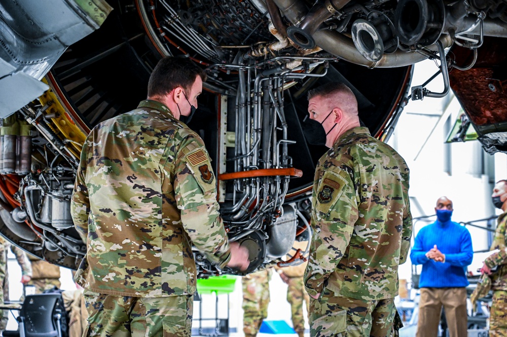 18th Air Force Command Chief visits McGuire