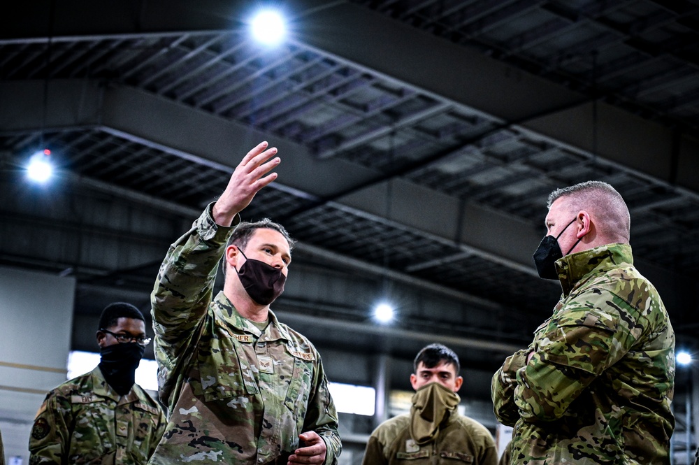 18th Air Force Command Chief visits McGuire