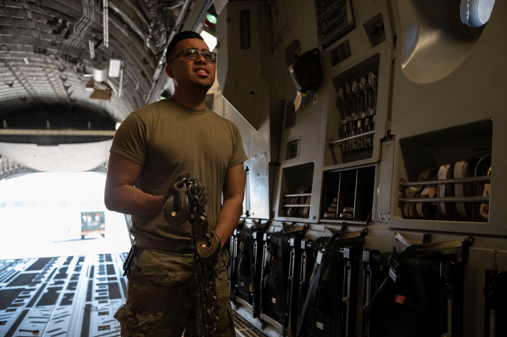 CRW Airmen build load plans, prep and load cargo for transport