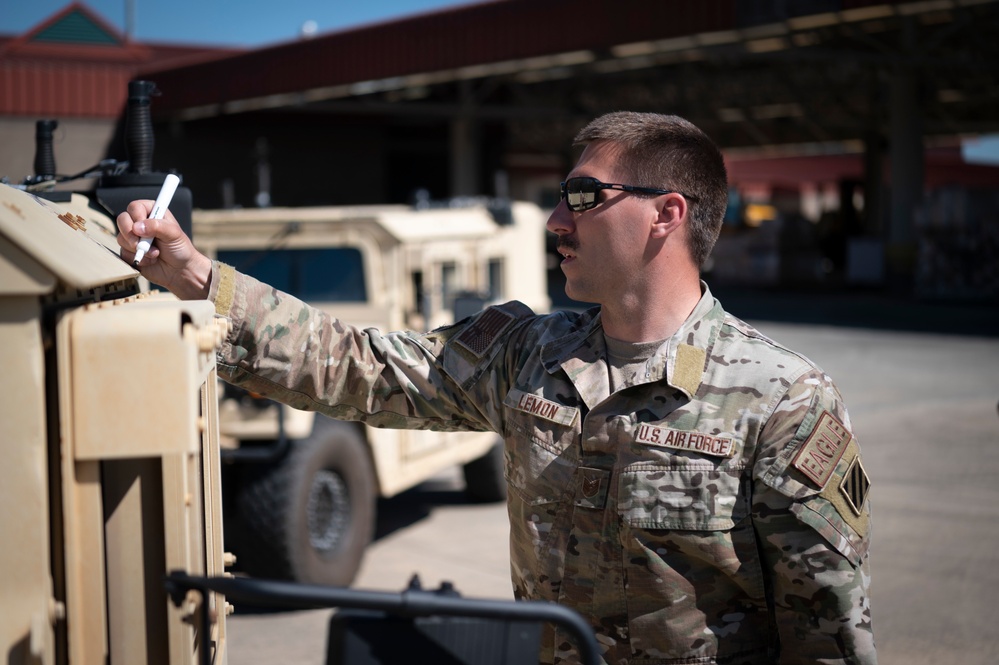 CRW Airmen build load plans, prep and load cargo for transport