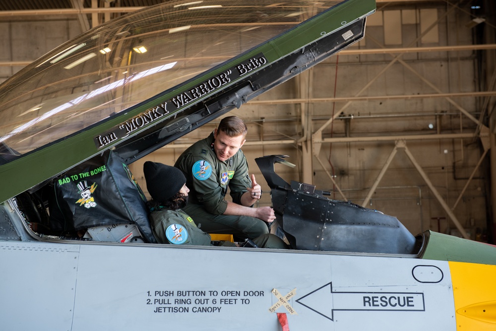 310th Fighter Squadron hosts Pilot for a Day