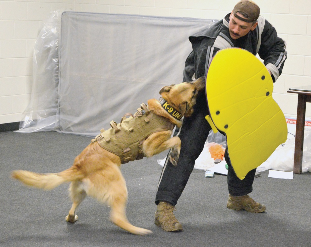 Working dog: Training event provides “street” experience