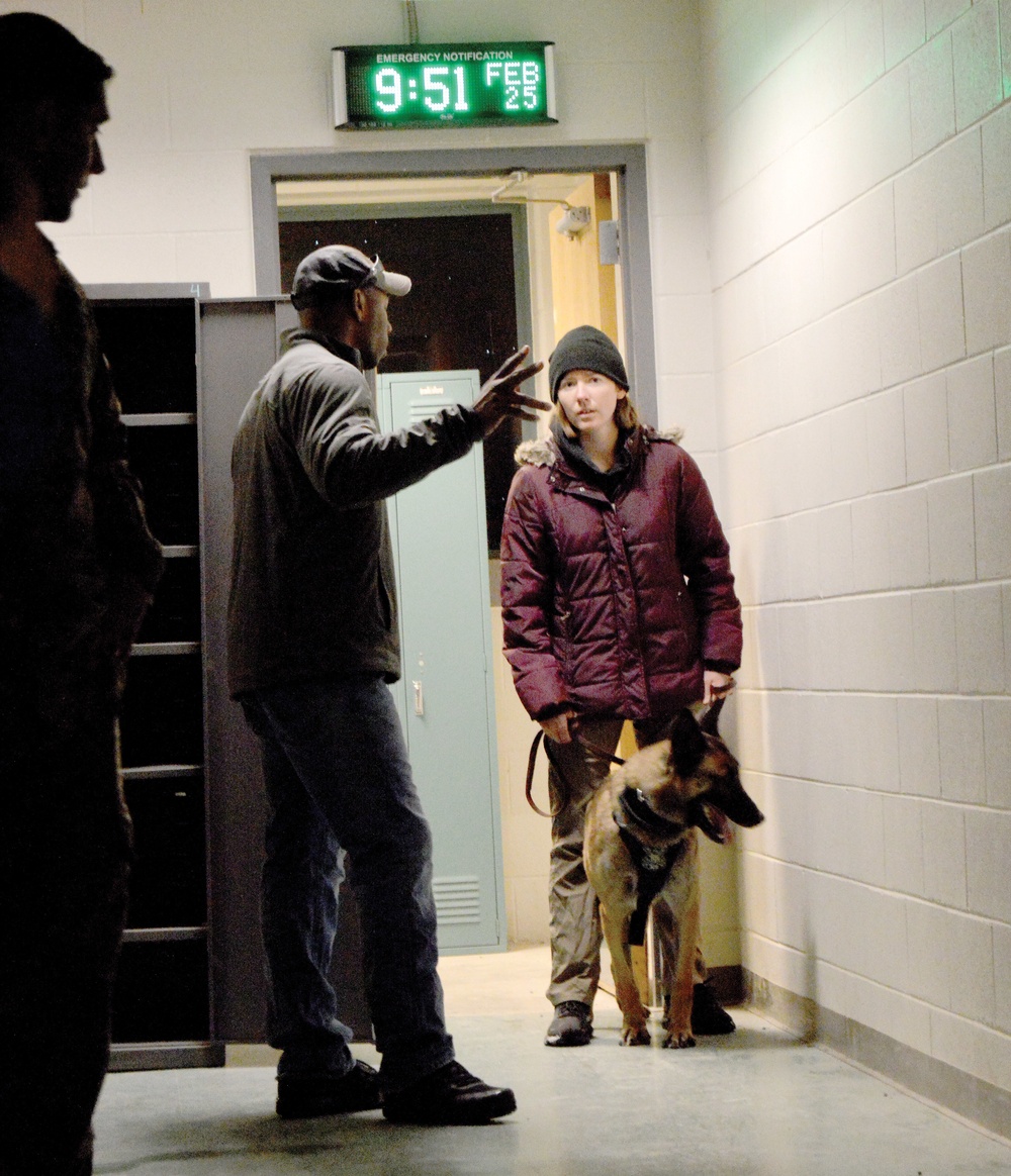 Working dog: Training event provides “street” experience