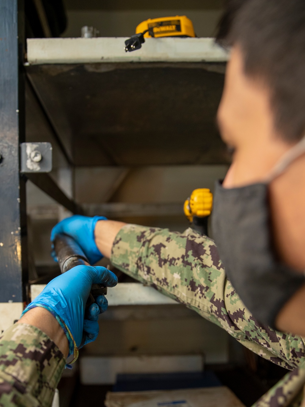 Tool Issue Sailor Maintains Equipment