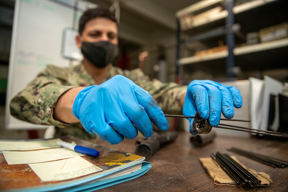 Tool Issue Sailor Maintains Equipment