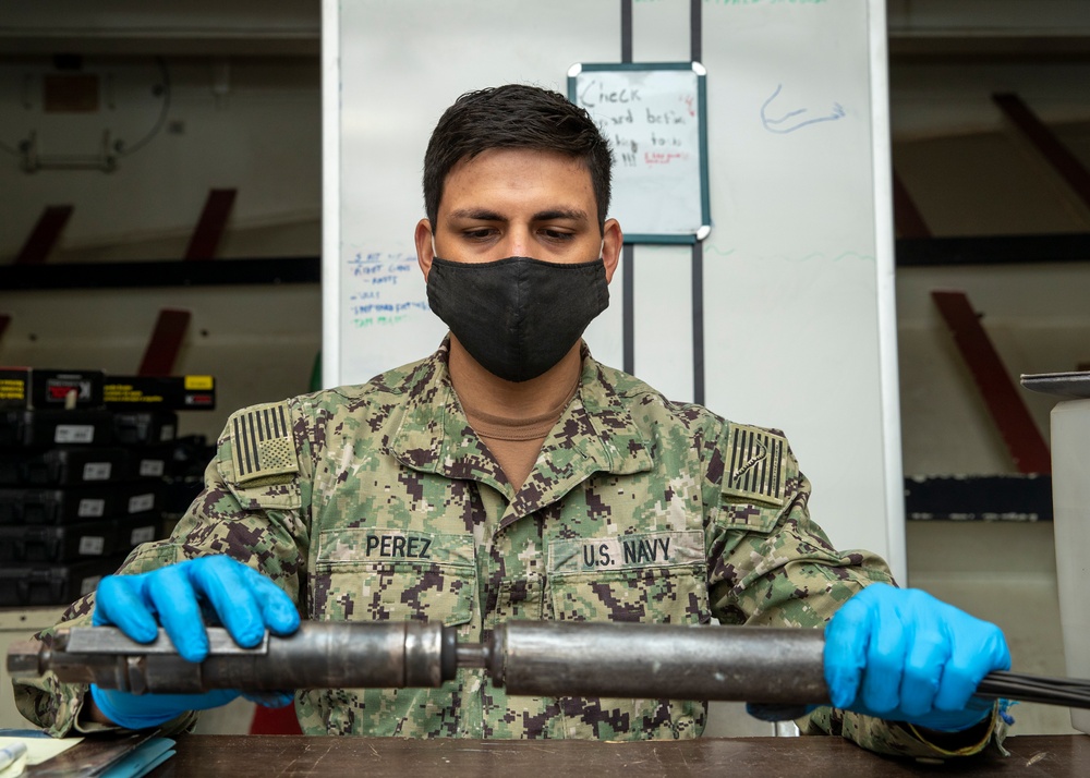 Tool Issue Sailor Maintains Equipment