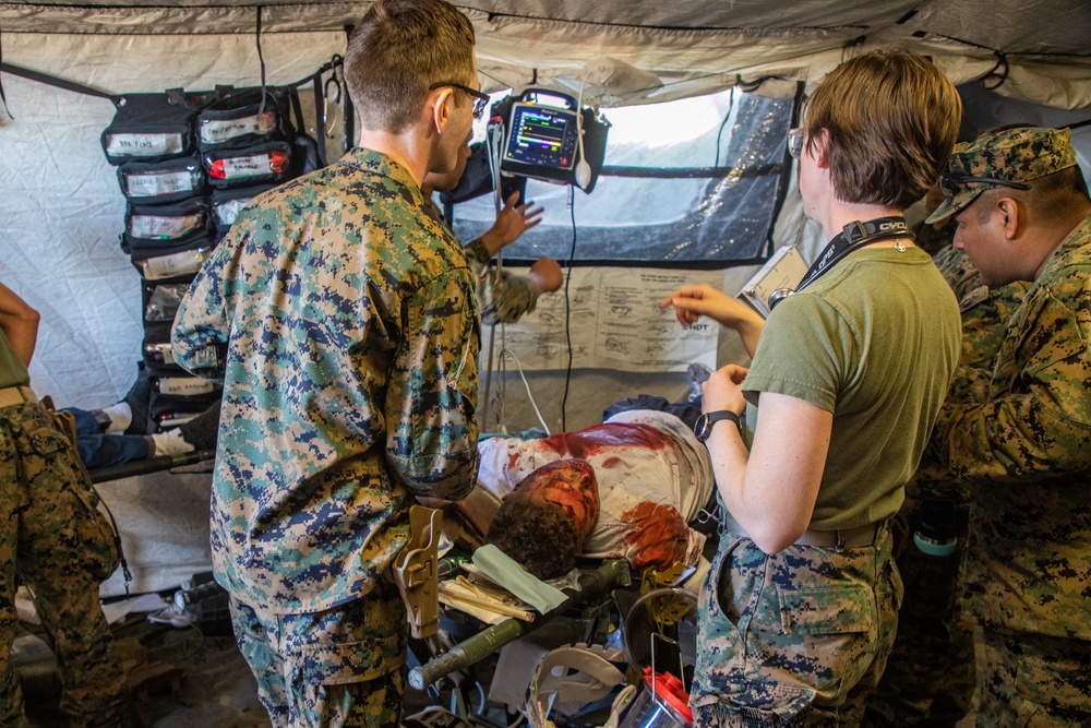 CLB-24 Field Exercise Casualty Evacuation Drill