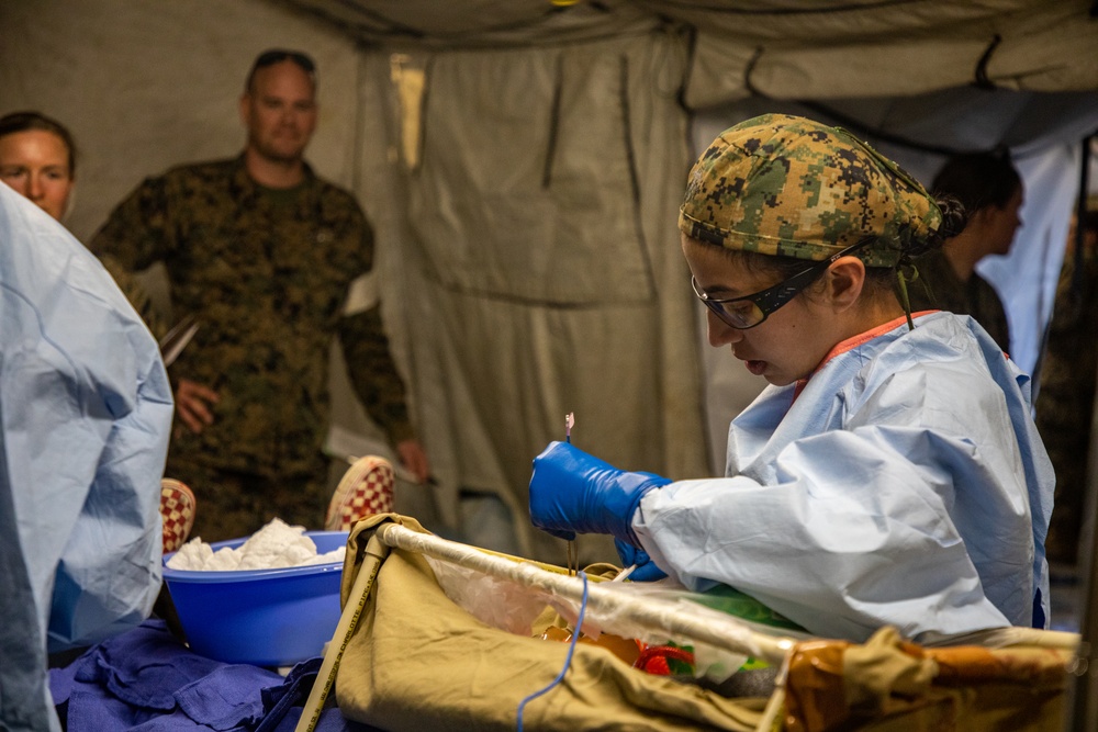 CLB-24 Field Exercise Casualty Evacuation Drill