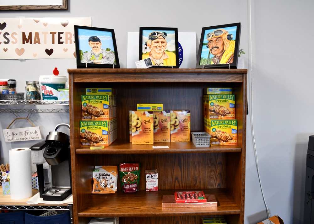 104th Fighter Wing Wellness Center Distributes Donations on behalf of The MMSFI Empowerment Center