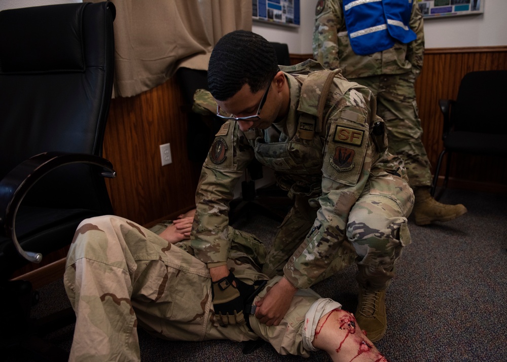 366th Fighter Wing conducts Antiterrorism Force Protection active shooter exercise
