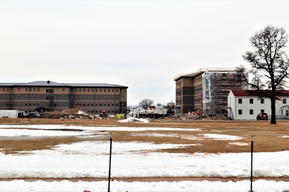 Early March update shows fiscal year 2020-funded barracks project remains on schedule at Fort McCoy