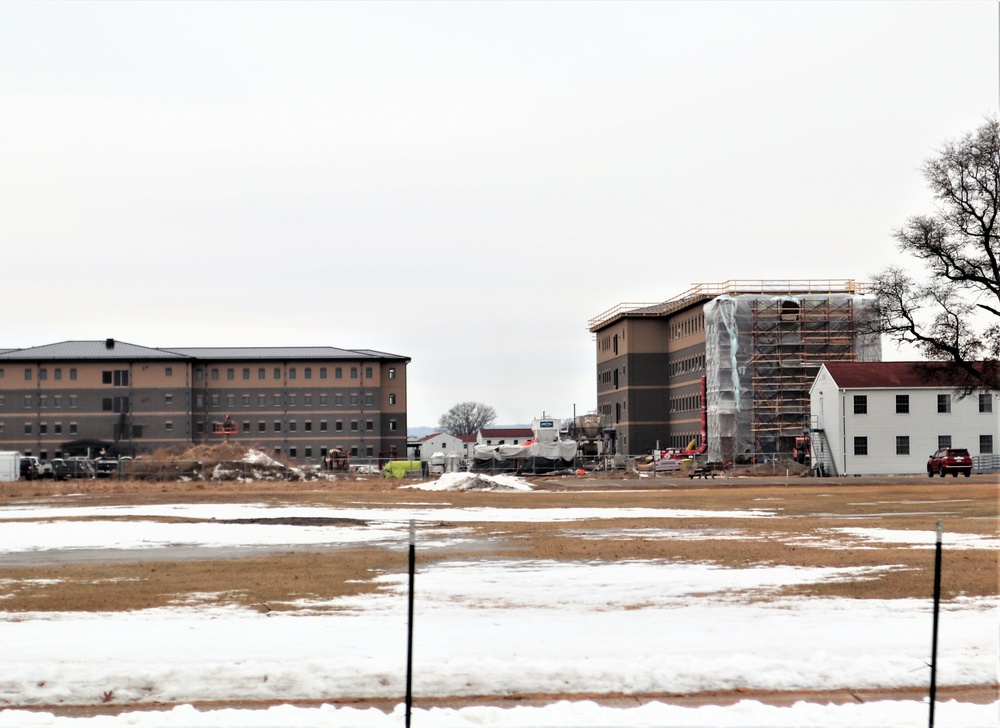 Early March update shows fiscal year 2020-funded barracks project remains on schedule at Fort McCoy