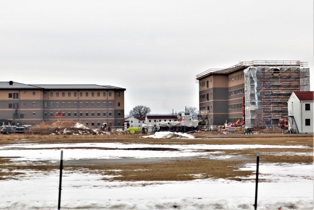 Early March update shows fiscal year 2020-funded barracks project remains on schedule at Fort McCoy
