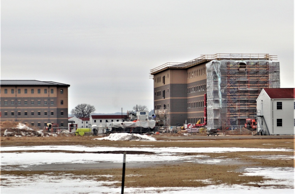 Early March update shows fiscal year 2020-funded barracks project remains on schedule at Fort McCoy
