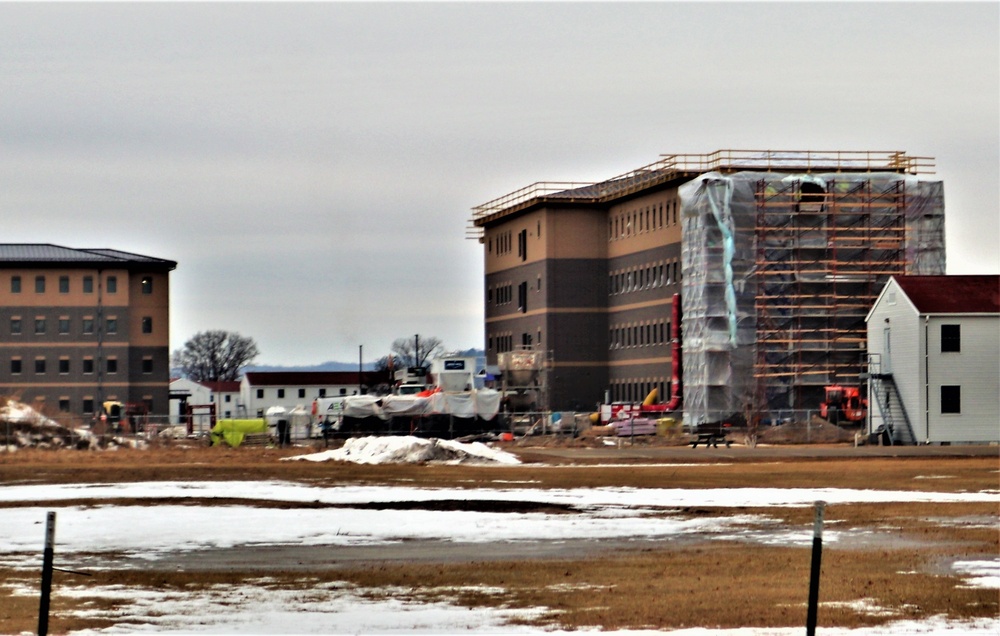 Early March update shows fiscal year 2020-funded barracks project remains on schedule at Fort McCoy
