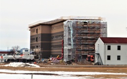 Early March update shows fiscal year 2020-funded barracks project remains on schedule at Fort McCoy