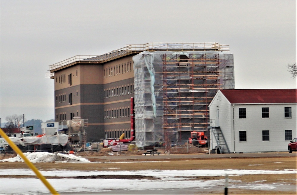 Early March update shows fiscal year 2020-funded barracks project remains on schedule at Fort McCoy