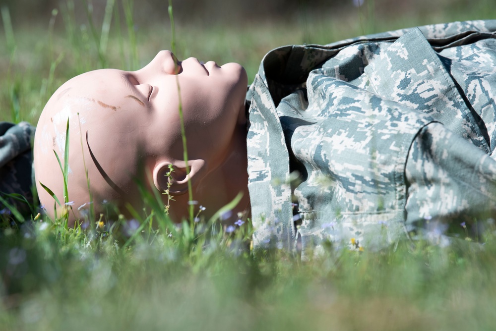 Mannequin simulates casualty at Exercise Ready Tiger 22-01