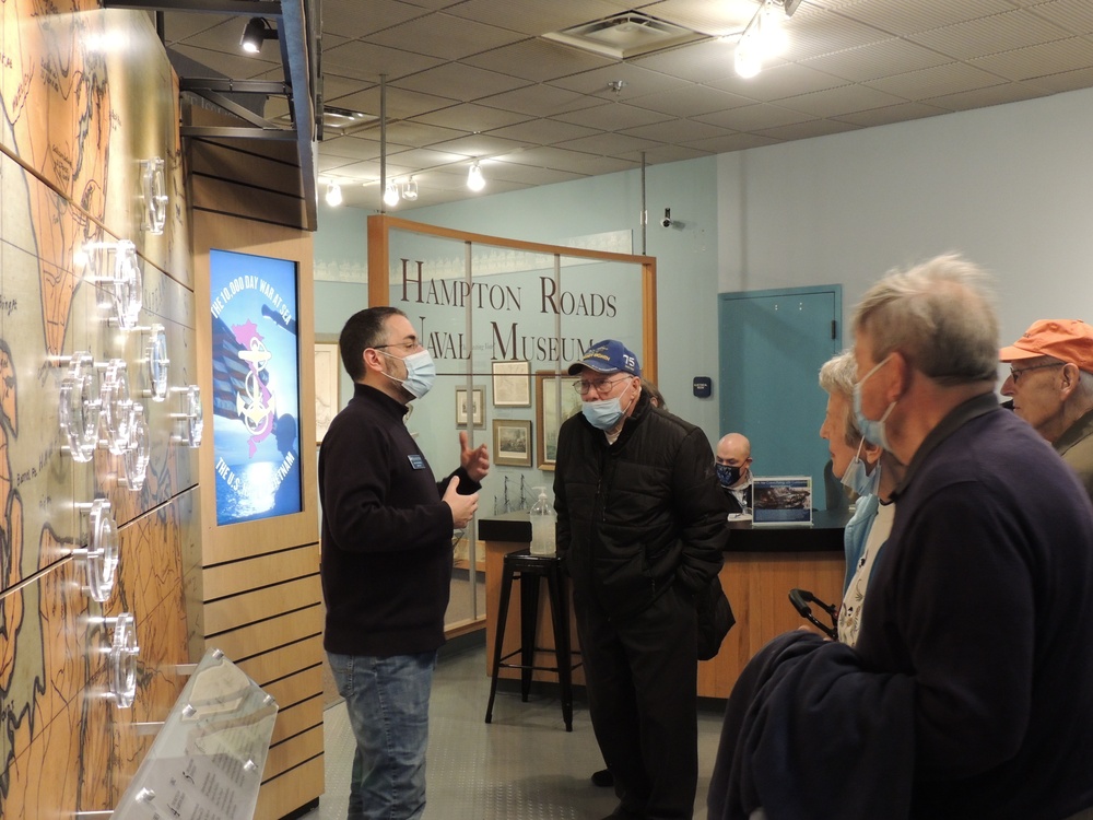 Naval Museum hosts a visit from Atlantic Shores Retirement Community