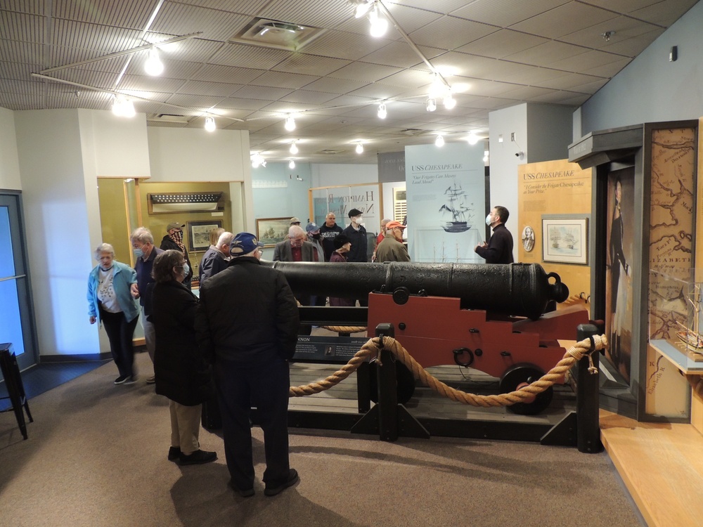 Naval Museum hosts a visit from Atlantic Shores Retirement Community