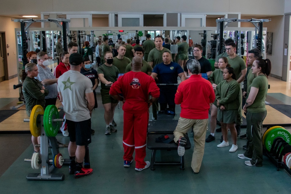 WWR Marines, Sailors participate in the MCT Powerlifting competition