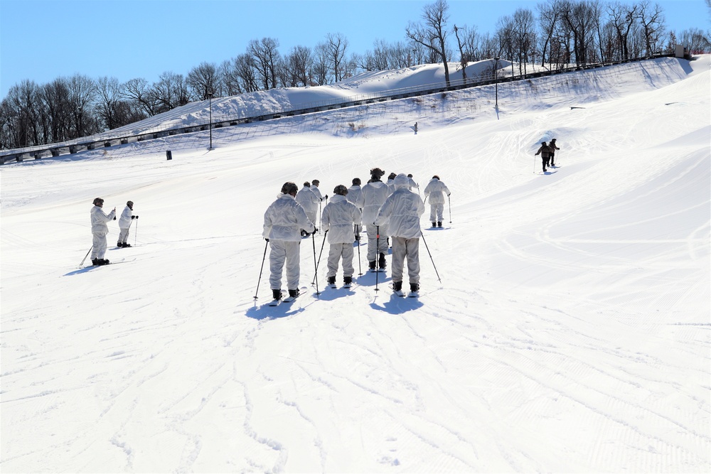 Cold-Weather Operations Course class 22-05 students make most of skiing training