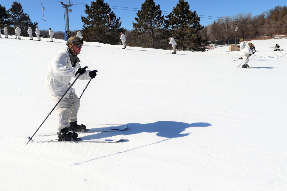 Cold-Weather Operations Course class 22-05 students make most of skiing training