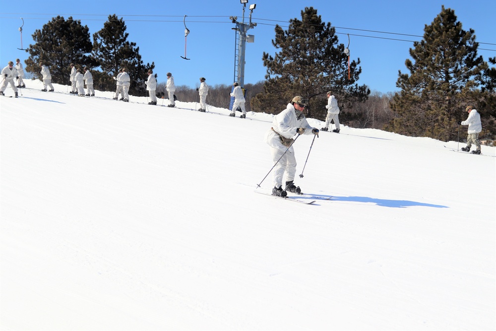 Cold-Weather Operations Course class 22-05 students make most of skiing training