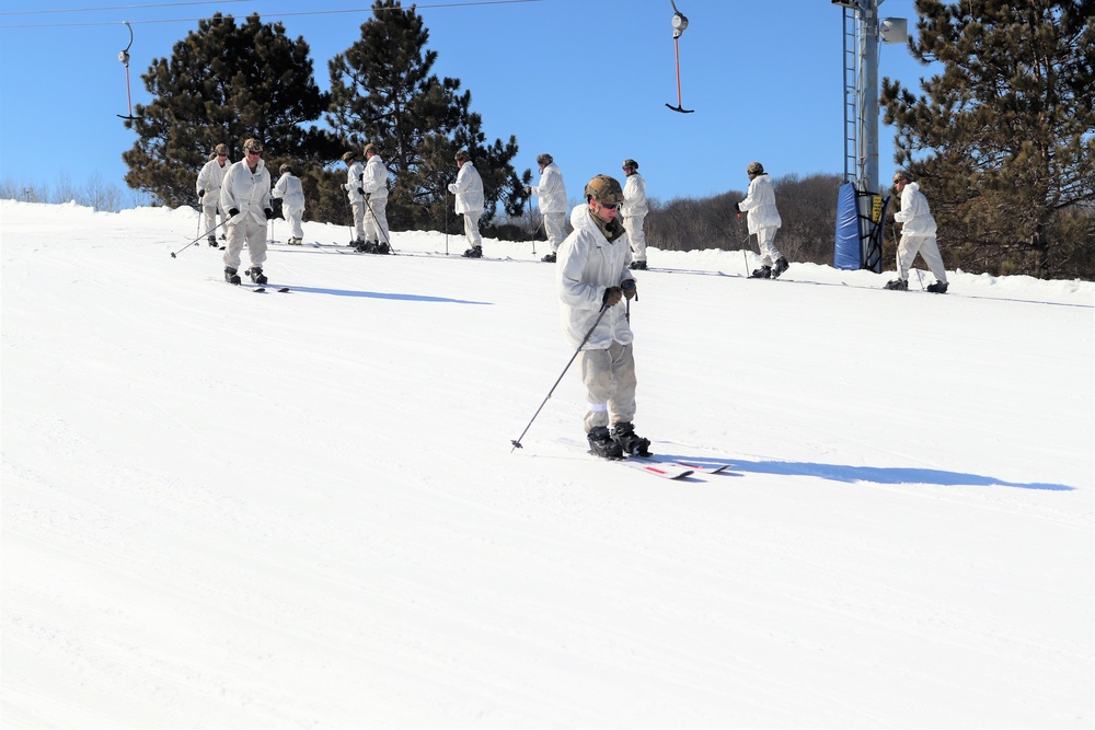 Cold-Weather Operations Course class 22-05 students make most of skiing training