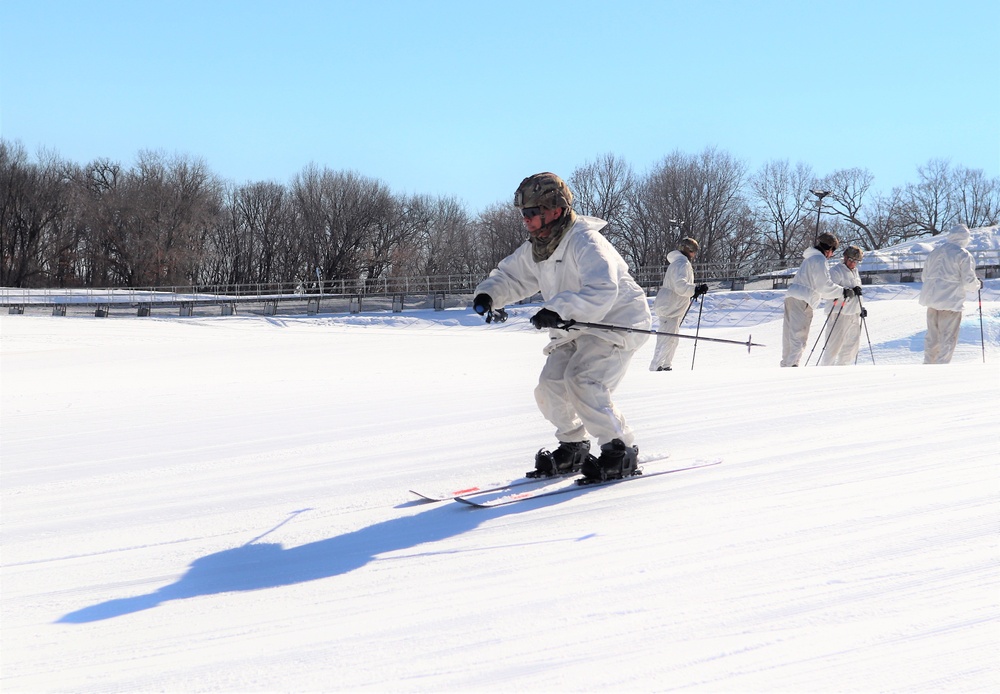 Cold-Weather Operations Course class 22-05 students make most of skiing training