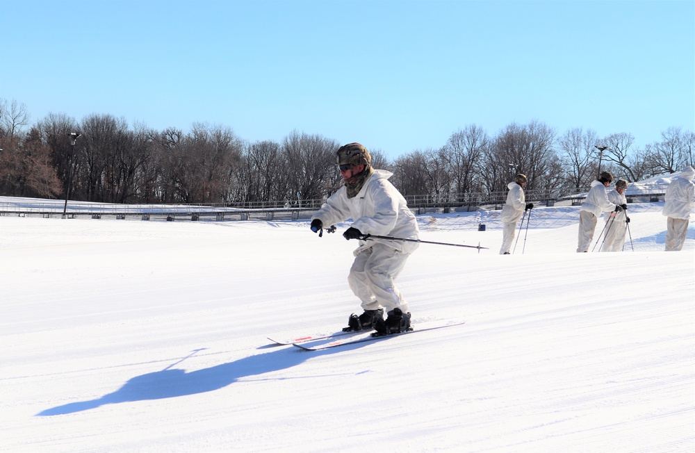 Cold-Weather Operations Course class 22-05 students make most of skiing training