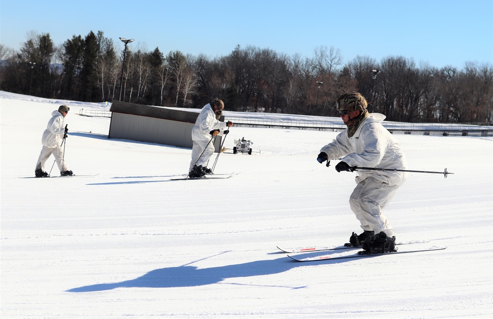 Cold-Weather Operations Course class 22-05 students make most of skiing training