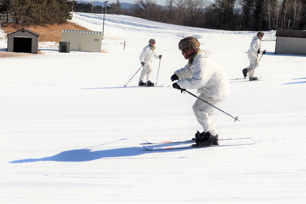 Cold-Weather Operations Course class 22-05 students make most of skiing training