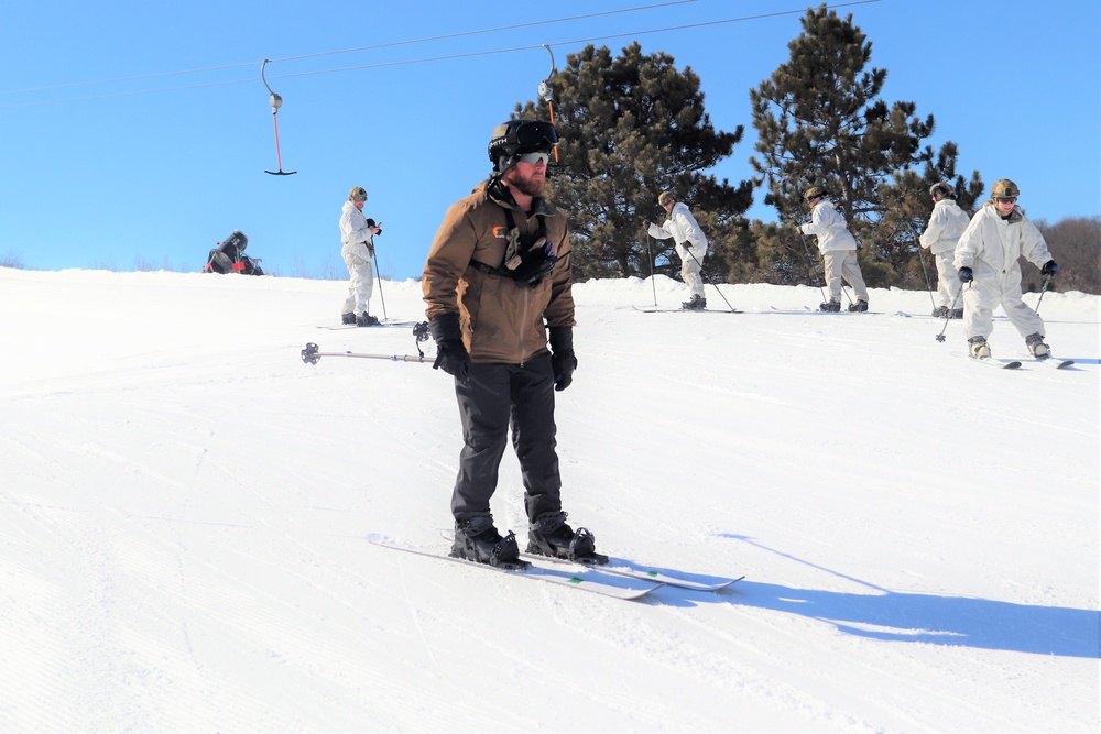 Cold-Weather Operations Course class 22-05 students make most of skiing training