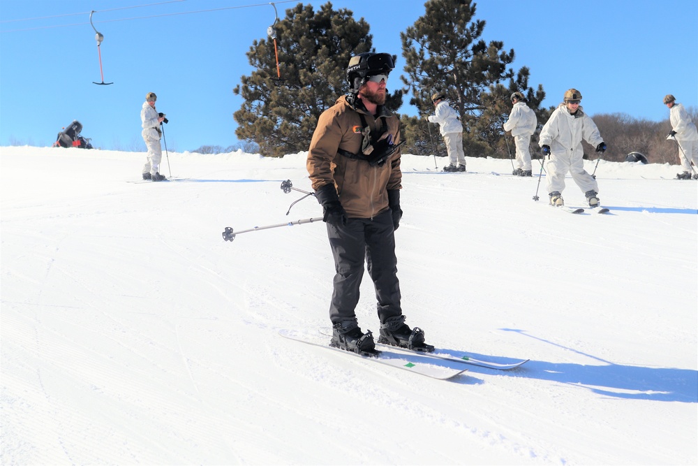 Cold-Weather Operations Course class 22-05 students make most of skiing training