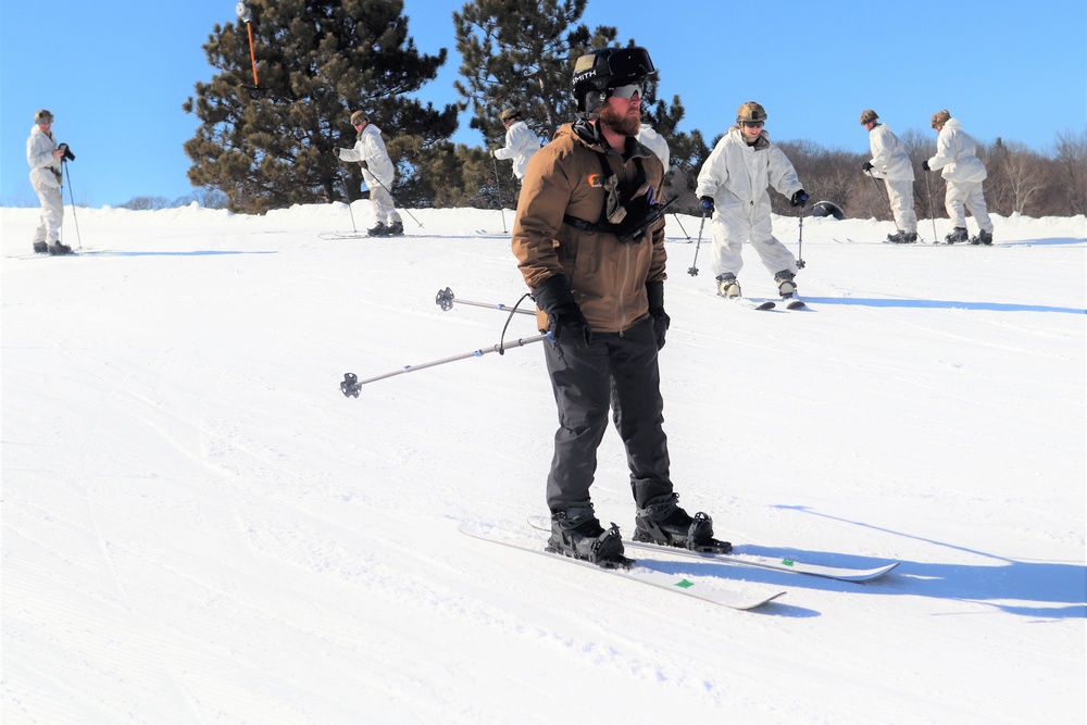 Cold-Weather Operations Course class 22-05 students make most of skiing training