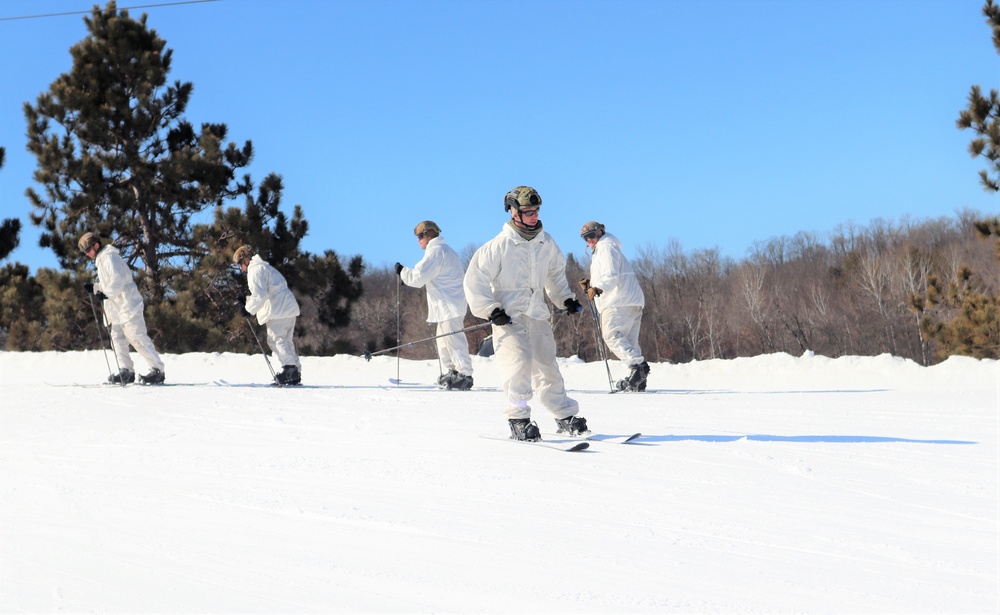 Cold-Weather Operations Course class 22-05 students make most of skiing training